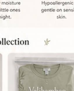 Private label packaging for women's bamboo viscose pajamas