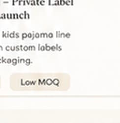 Low MOQ Bamboo Sleepwear Supplier custom manufacturing program