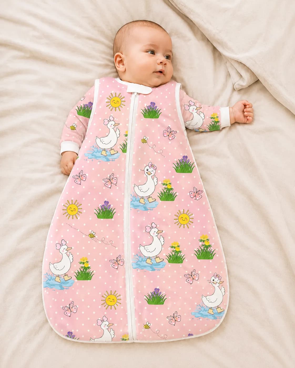 Bamboo viscose sleep sack manufacturer with custom TOG options for U.S. baby brands